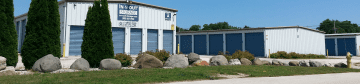 highway view of self storage facility - Woodland location